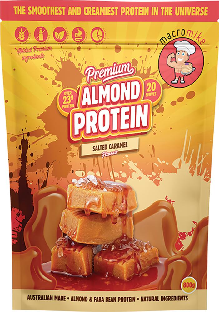 MACRO MIKE Premium Almond Protein Salted Caramel