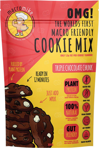 MACRO MIKE Macro Friendly Cookie Mix Triple Chocolate Chunk