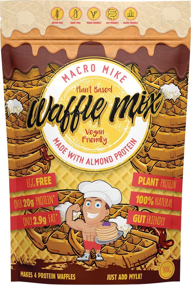 MACRO MIKE Waffle Baking Mix Almond Protein
