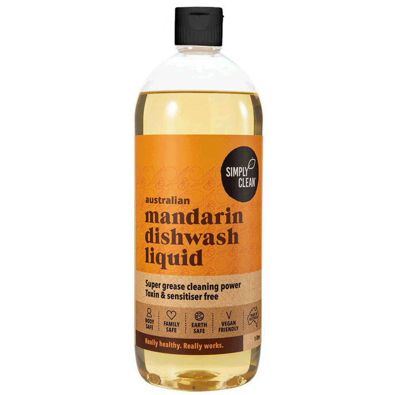 Simply Clean Mandarin Dishwash Liquid