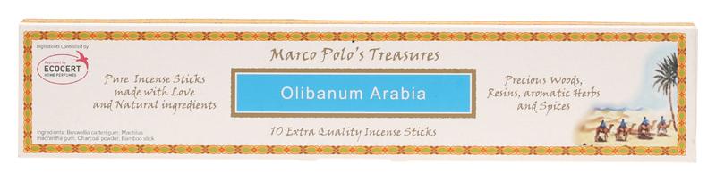 MARCO POLO'S TREASURES Incense Sticks Olibanum Arabia