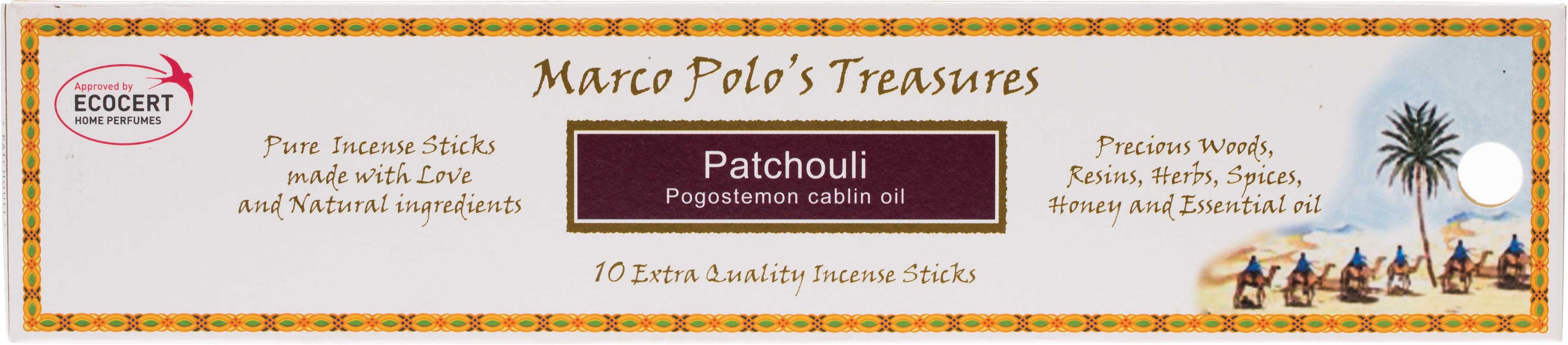 MARCO POLO'S TREASURES Incense Sticks Patchouli