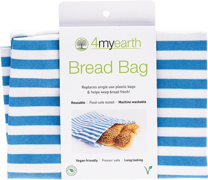 4MYEARTH Bread Bag Denim Stripe 30x40cm