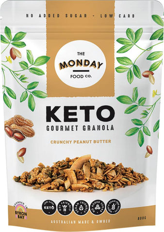 THE MONDAY FOOD CO. Keto Granola Crunchy Peanut Butter