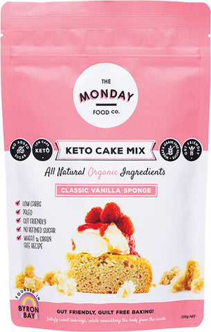 THE MONDAY FOOD CO. Keto Cake Mix Classic Vanilla Sponge