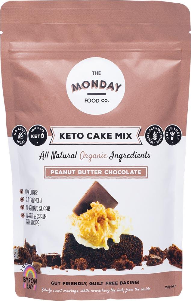 THE MONDAY FOOD CO. Keto Cake Mix Peanut Butter Chocolate