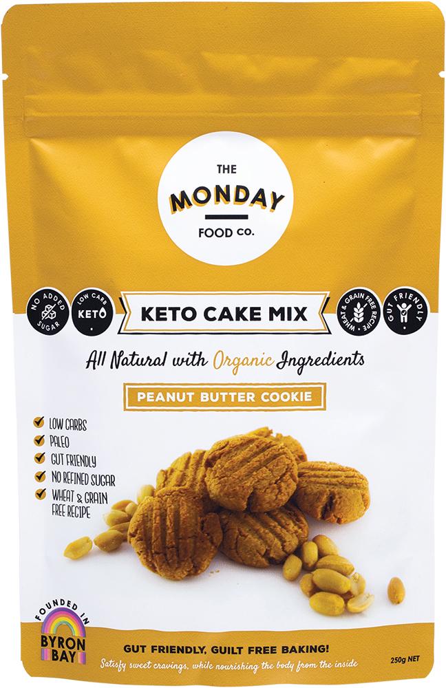 THE MONDAY FOOD CO. Keto Cake Mix Peanut Butter Cookie