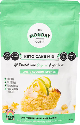 THE MONDAY FOOD CO. Keto Cake Mix Lime & Coconut Sponge