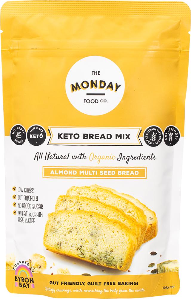 THE MONDAY FOOD CO. Keto Bread Mix Almond Multi Seed Bread