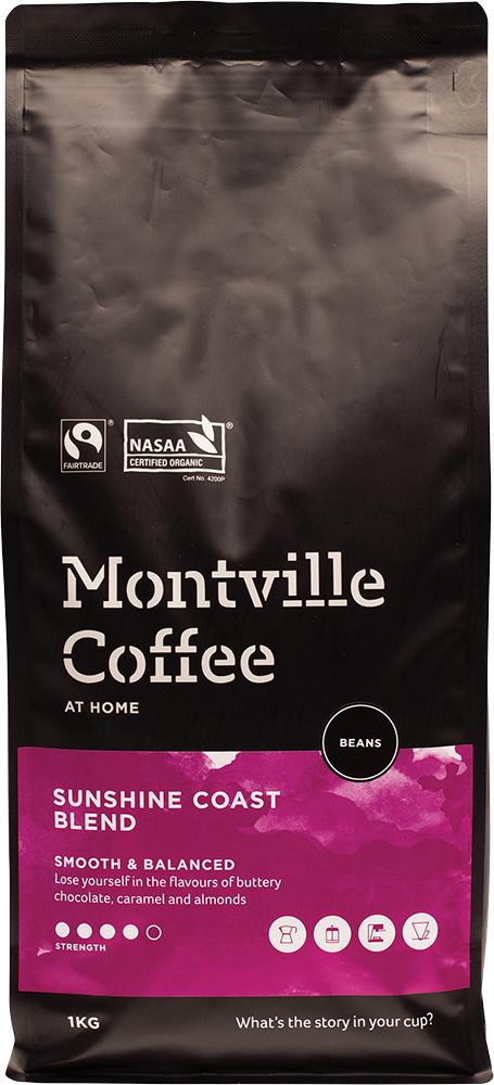 MONTVILLE COFFEE Coffee Beans Sunshine Coast Blend