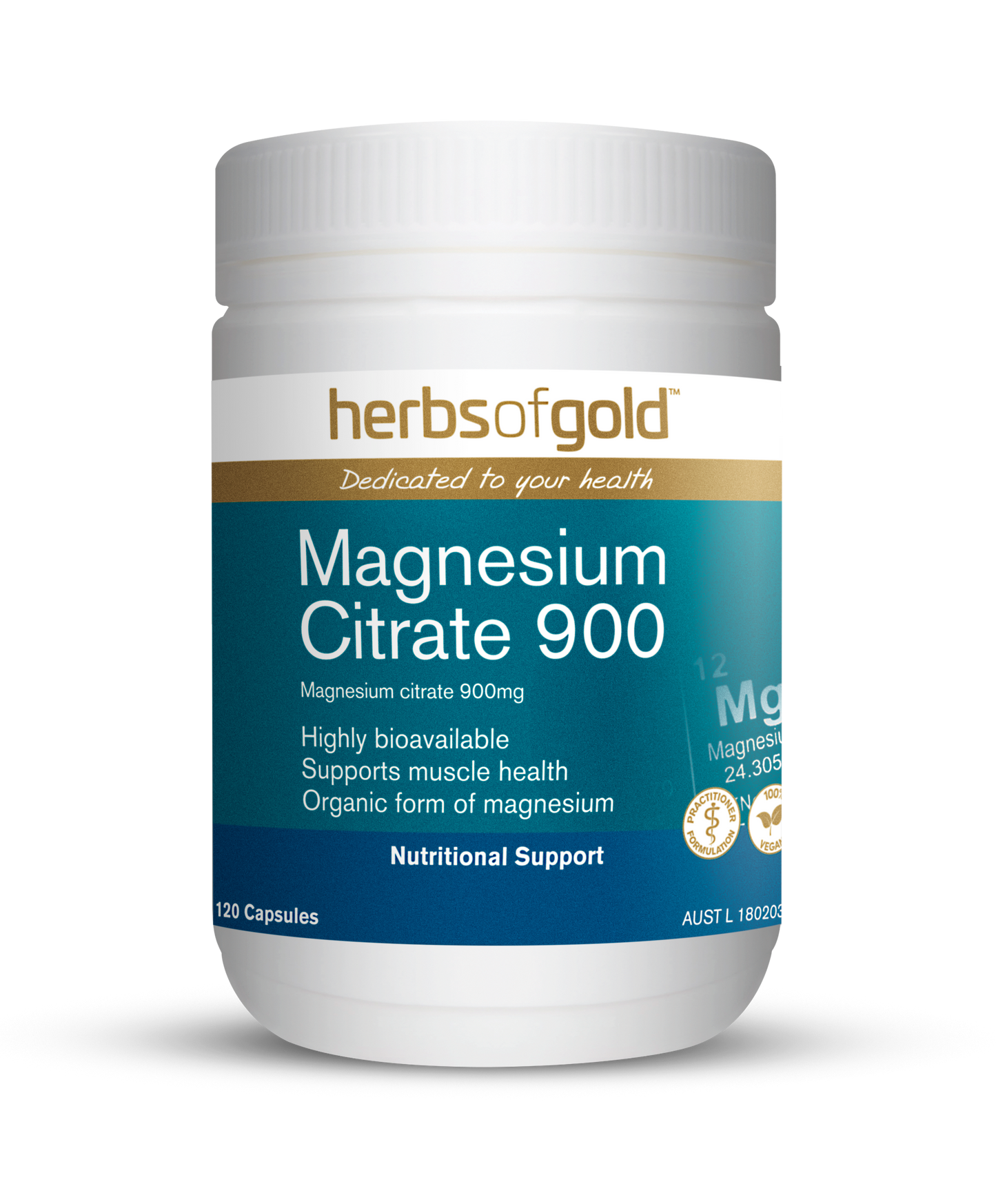 Herbs of Gold - Magnesium Citrate 900