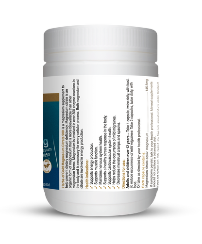 Herbs of Gold - Magnesium Citrate 900