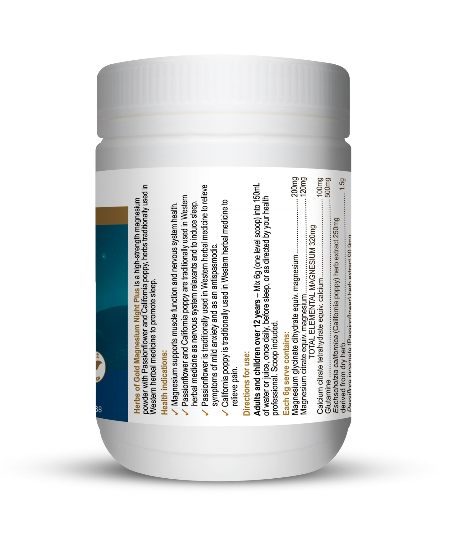 Herbs of Gold - Magnesium Night Plus