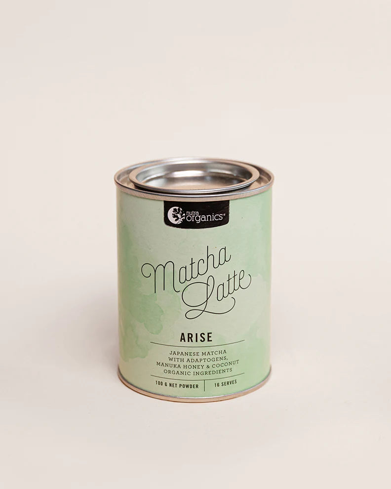 Nutra Organics Matcha Latte (Coconut & Manuka Honey - Morning Adaptogenic)