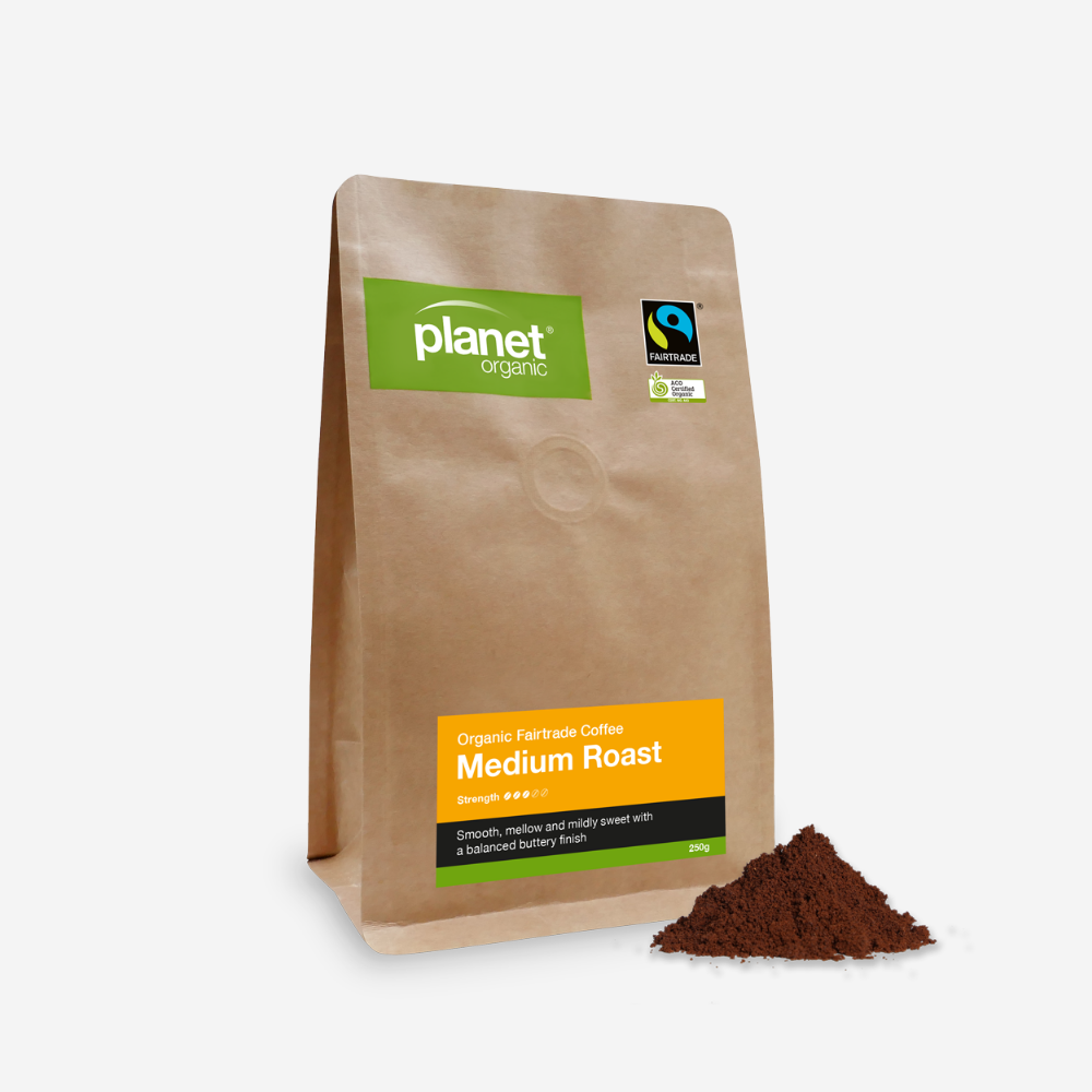 Planet Organic Medium Roast Espresso Grind