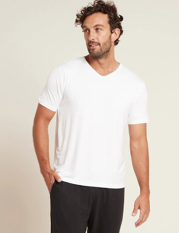 Boody Men's V-neck T-Shirt White