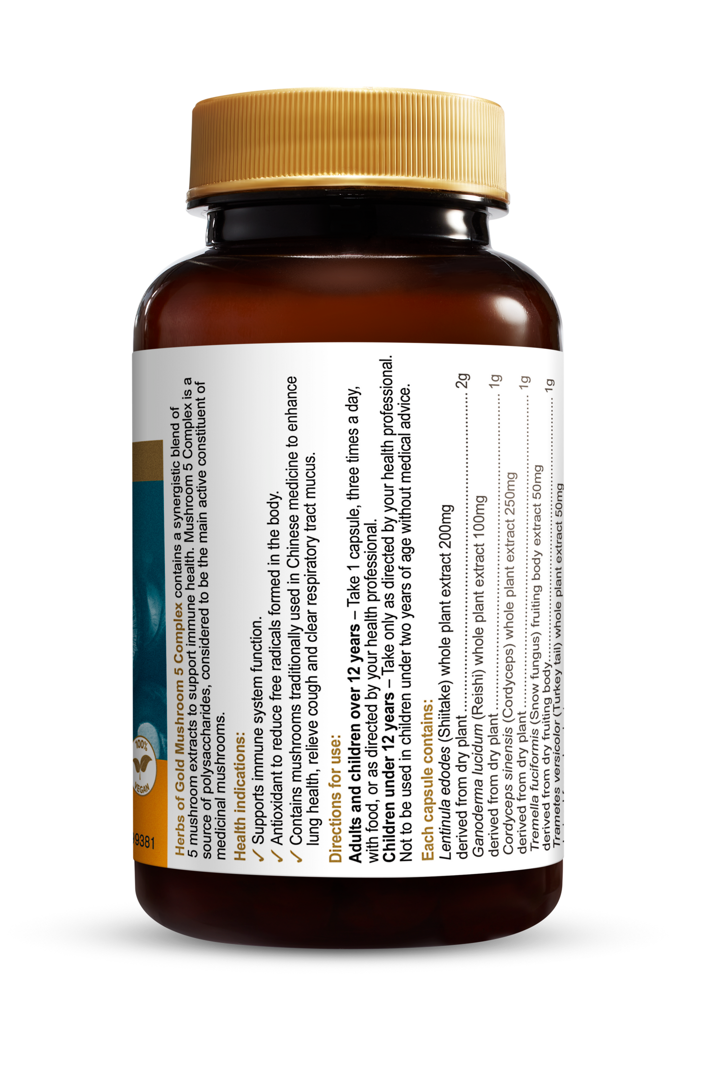 Herbs of Gold - Mushroom 5 Complex
