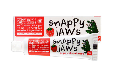 Nature's Goodness Snappy Jaws Toothpaste Strawberry