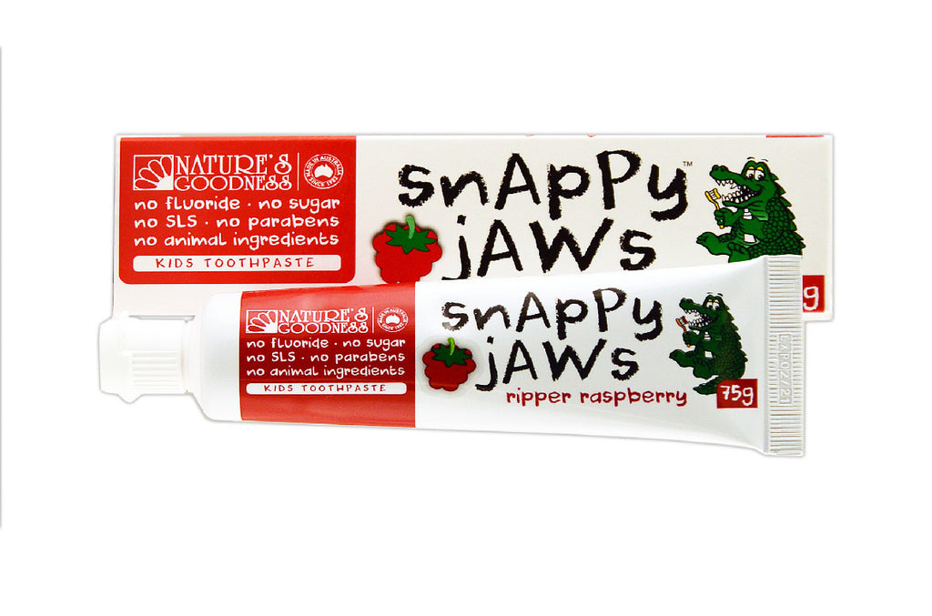 Nature's Goodness Snappy Jaws Toothpaste Raspberry