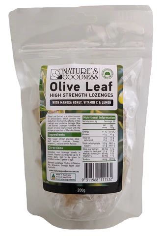 Nature's Goodness Olive Leaf Antioxidant  Lozenges