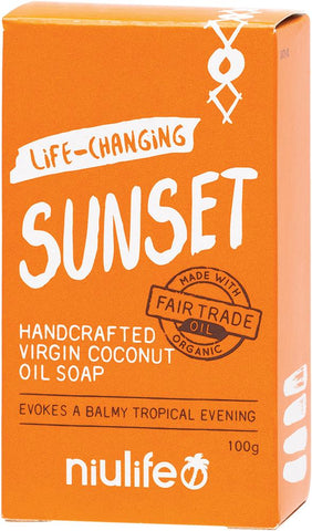 NIULIFE Coconut Oil Soap Sunset