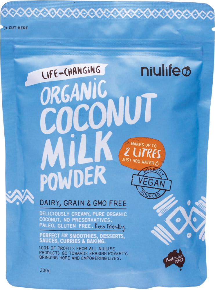 NIULIFE Coconut Milk Powder Makes Up To 2 Litres