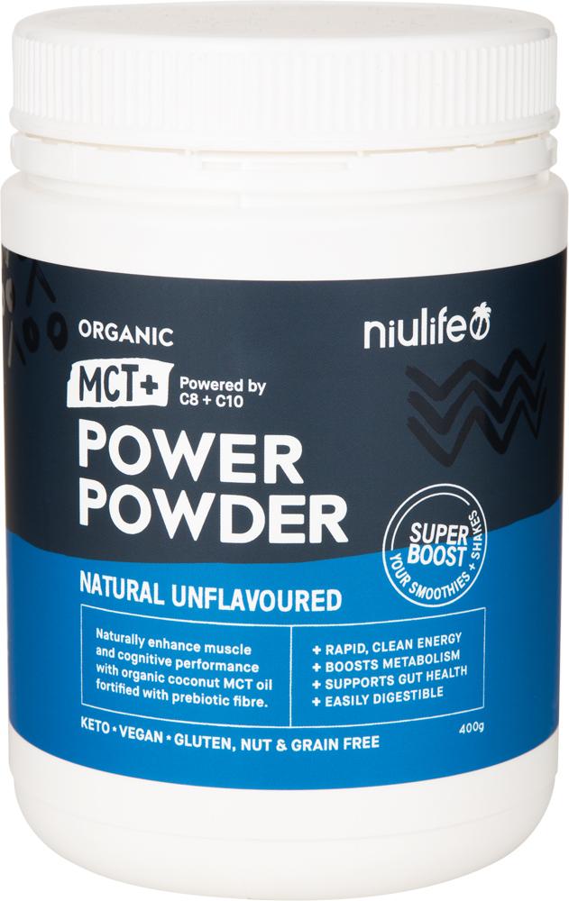 NIULIFE Organic MCT+ Power Powder Natural Unflavoured