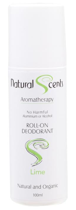 NATURAL SCENTS Roll-On Deodorant Lime