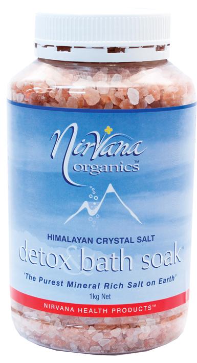 NIRVANA ORGANICS Himalayan Crystal Salt Detox Bath Soak