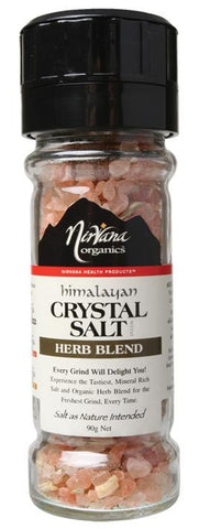 NIRVANA ORGANICS Himalayan Salt Herb Blend (Glass Grinder)