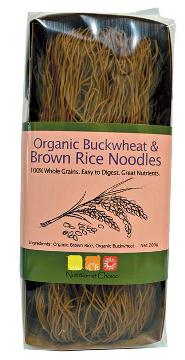 NUTRITIONIST CHOICE Rice Noodles Buckwheat & Brown
