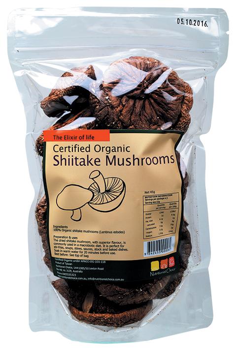 NUTRITIONIST CHOICE Shiitake Mushrooms