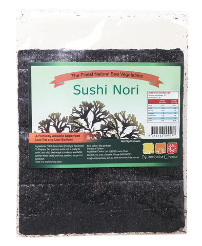 NUTRITIONIST CHOICE Sushi Nori 10 Sheets
