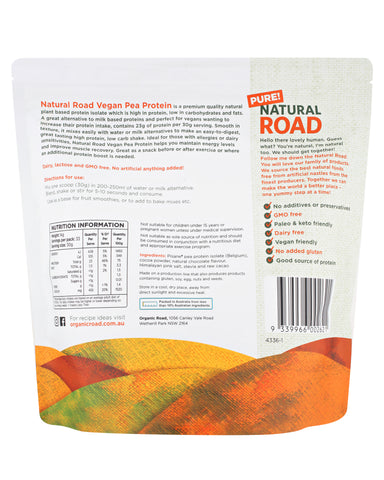Natural Road Plant Protein Chocolate