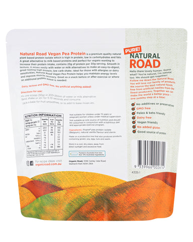 Natural Road Plant Protein Vanilla