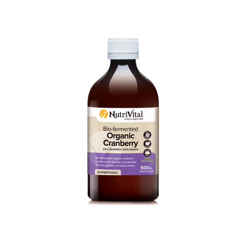 NutriVital Bio-Fermented Organic Cranberry Liquid