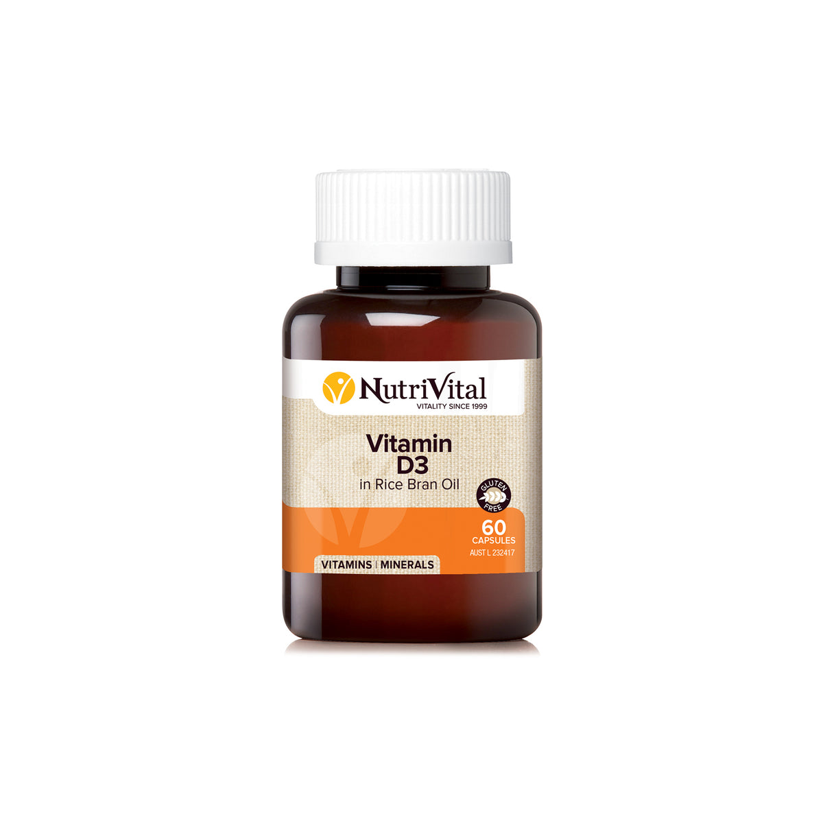 NutriVital Vitamin D3 in Rice Bran Oil