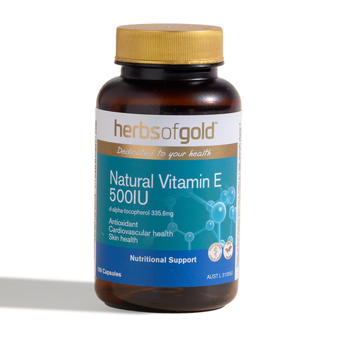 Herbs of Gold Vegan Vitamin E 500iu