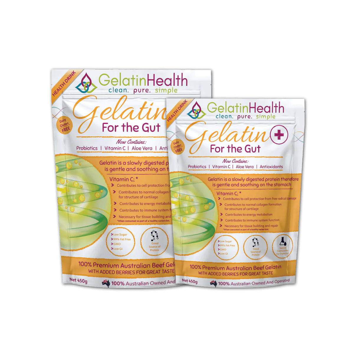 Gelatin Health Gut Plus (+Probiotic)