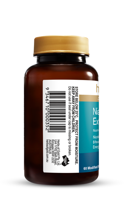 Herbs of Gold - Niacin 100mg Extended Release