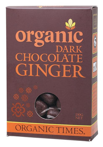 ORGANIC TIMES Dark Chocolate Ginger