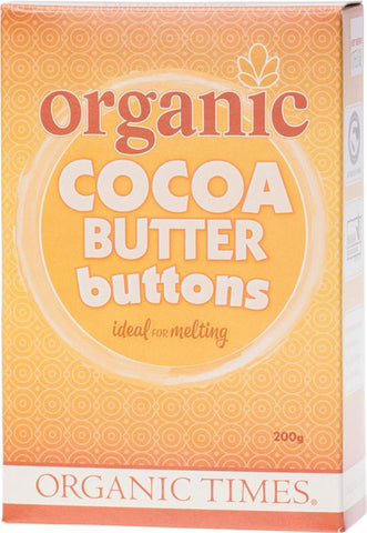 ORGANIC TIMES Cocoa Butter Buttons