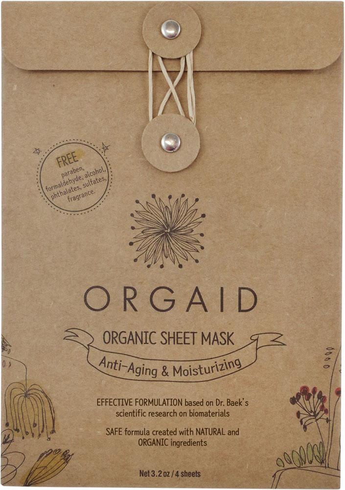 ORGAID Organic Sheet Mask Anti-Aging & Moisturizing