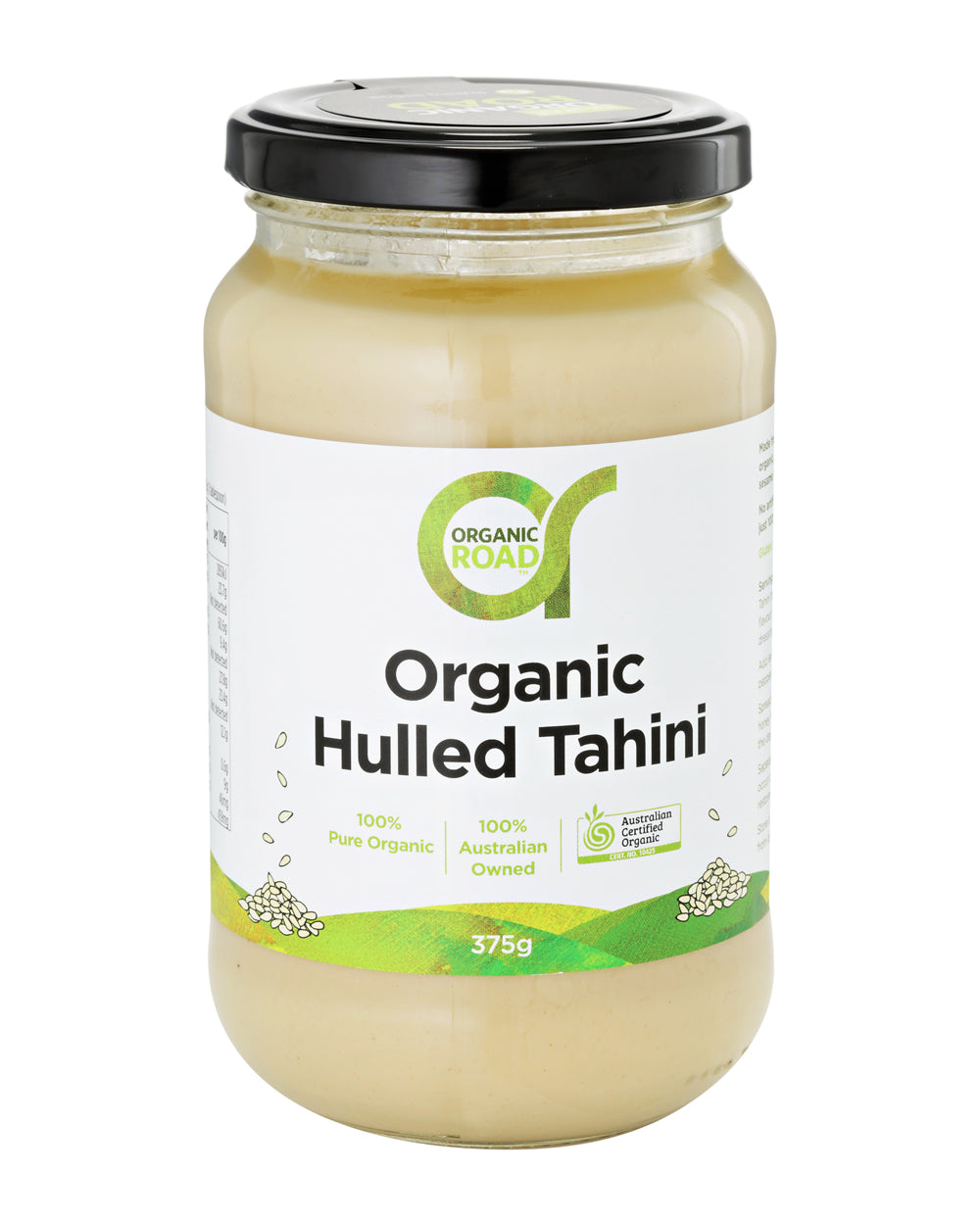 Organic Road Tahini Hulled Organic