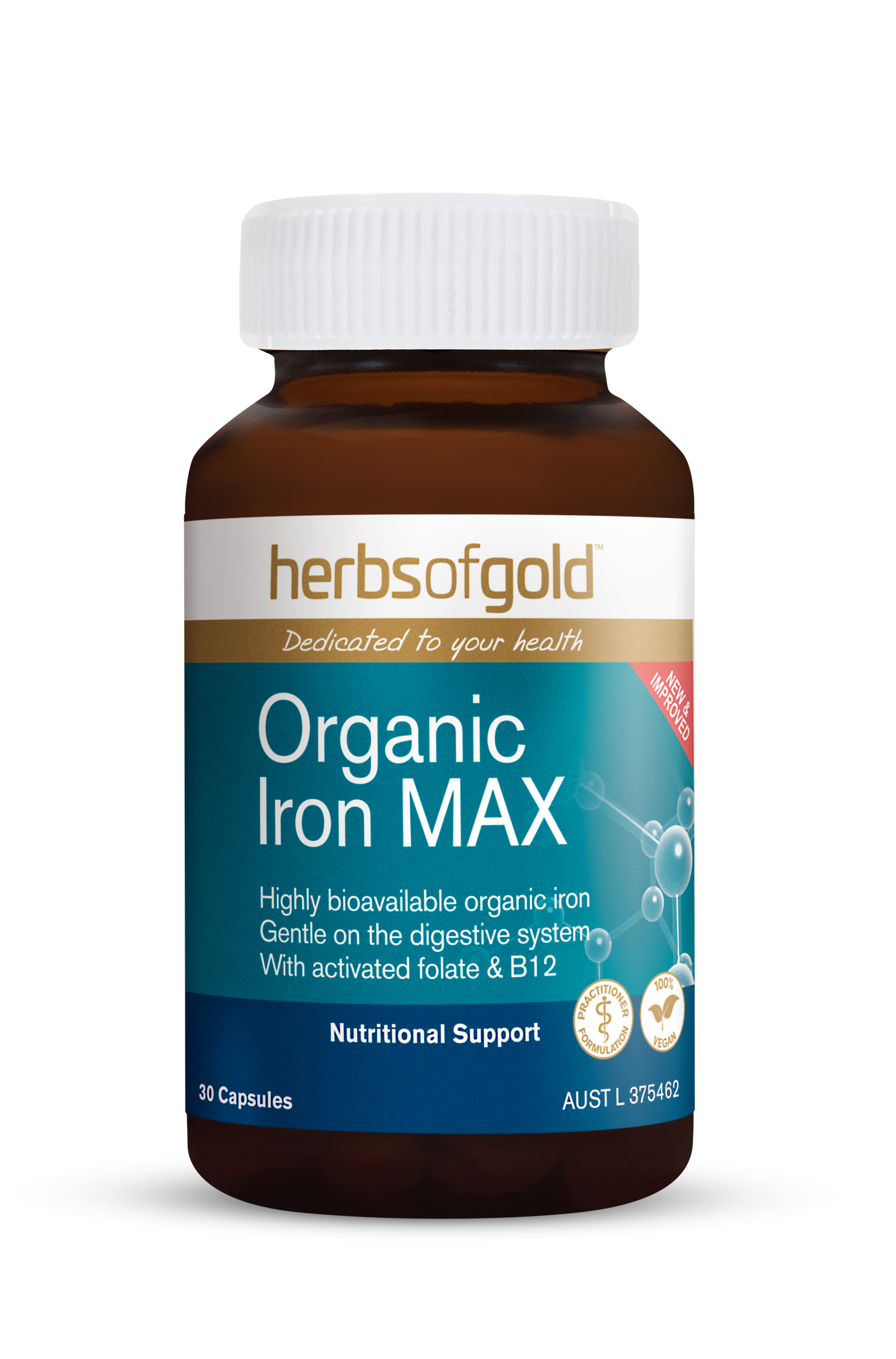 Herbs of Gold - Organic Iron Max