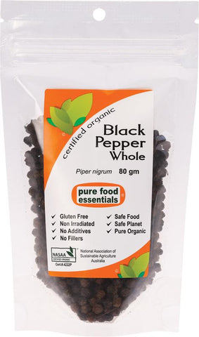 PURE FOOD ESSENTIALS Spices Black Pepper Whole