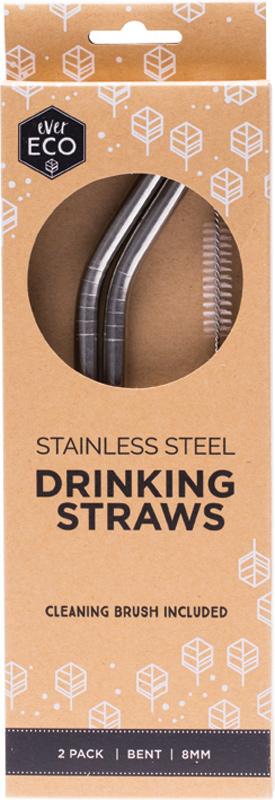 Ever Eco Stainless Steel Straws Bent