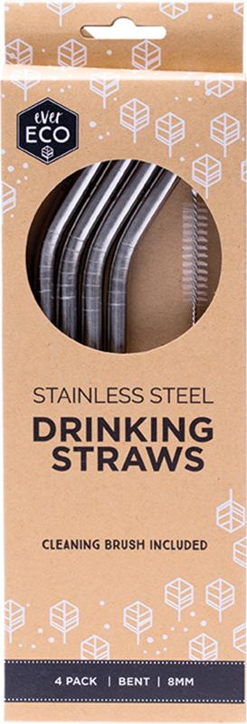 Ever Eco Stainless Steel Straws Bent