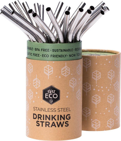 Ever Eco Stainless Steel Straws Bent Counter Display