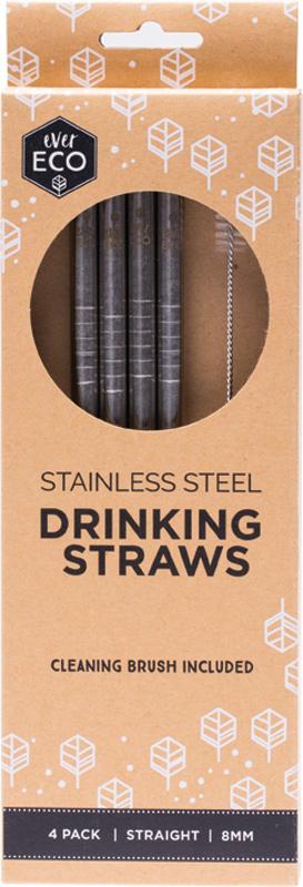 Ever Eco Stainless Steel Straws Straight